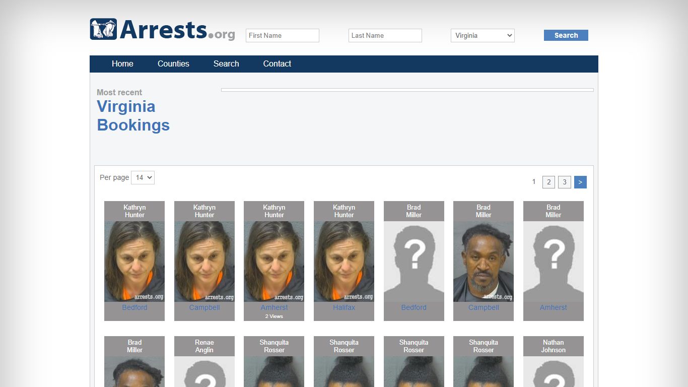 Virginia Arrests and Inmate Search